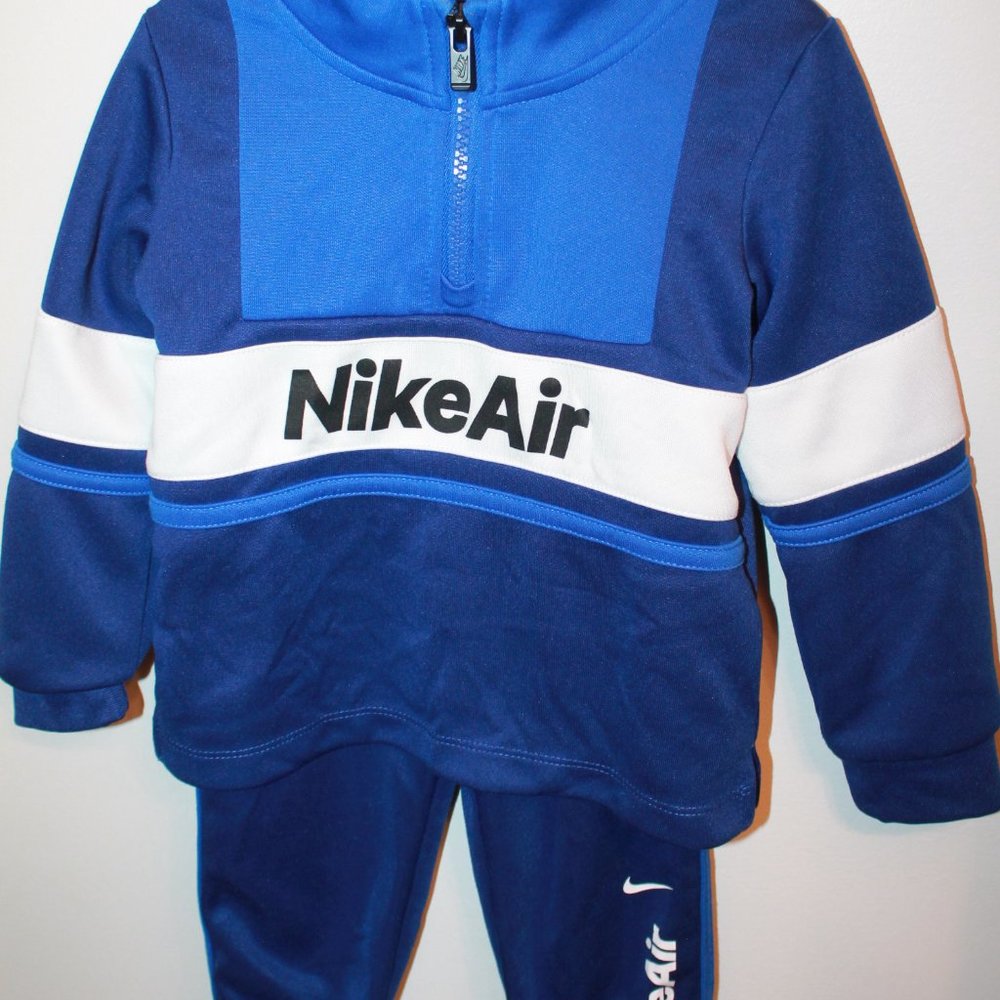 Size 24 Month Nike Air Blue/White/Black Tracksuit